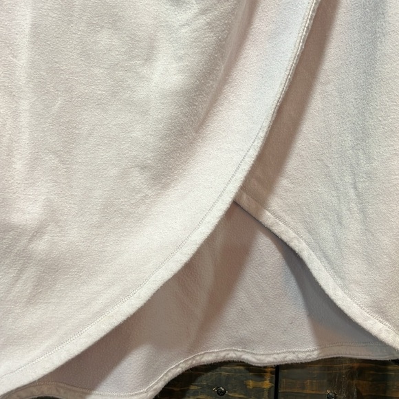 Athleta Purana Wrap Sweatshirt S Hooded Lilac Oversized Relaxed Lagenlook Cozy - Picture 4 of 10